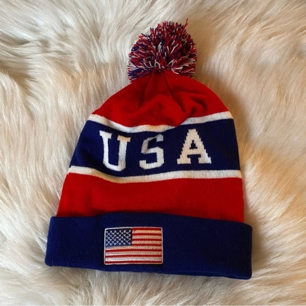 U.S.A Stocking Hat Adults One Size Fit Most Stretch Rapid‎ Dominance